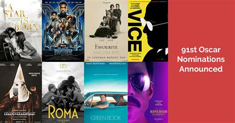 91ST OSCARS® NOMINATIONS ANNOUNCED.